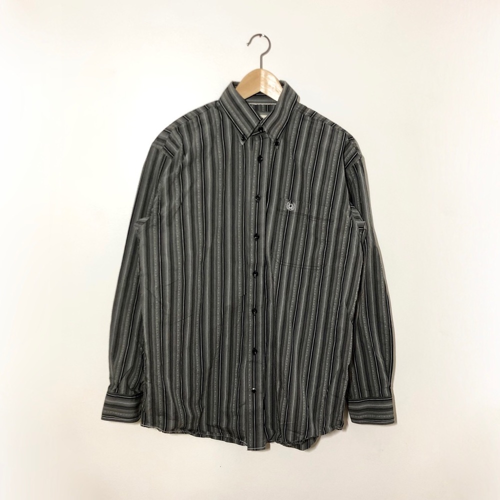 Gorgeous Men’s Striped Casual Button Down Shirt - Panhandle